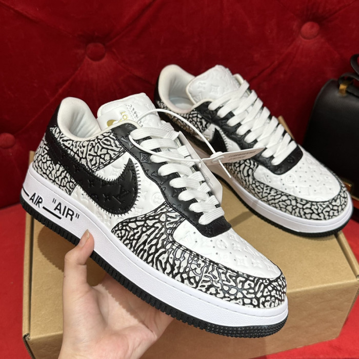 lou vuit sci-fi sneakers& nike air force 1  lvs&naf-002